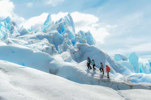 Trekking sobre hielo