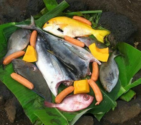 Pescado a la Rapa Nui