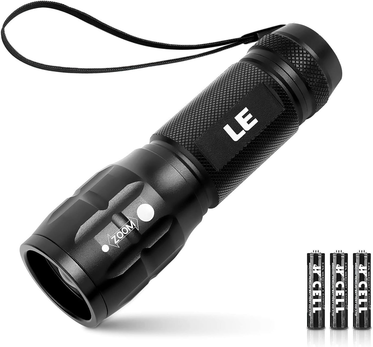 La Mini LED Linterna táctica, Cree LED, de enfoque ajustable y acercamiento